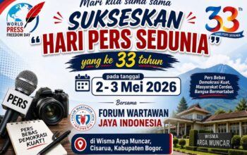 Ketum FWJ Indonesia: HPS Menjadi Tonggak Bersejarah Kebebasan Pers