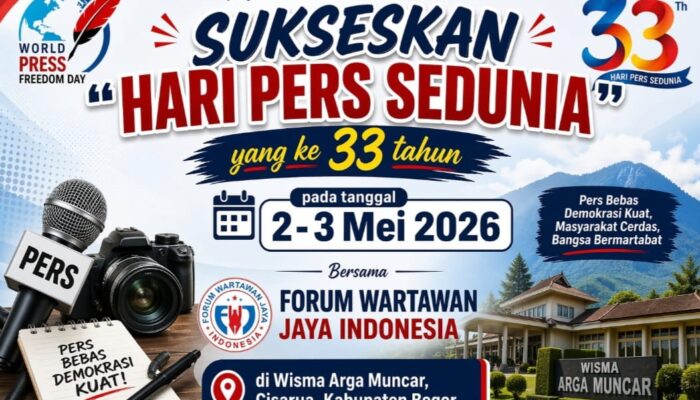 Ketum FWJ Indonesia: HPS Menjadi Tonggak Bersejarah Kebebasan Pers