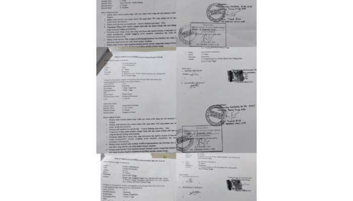 Diduga Terbitkan Sporadik di Atas Lahan Sengketa, Oknum Lurah Rambung Disorot