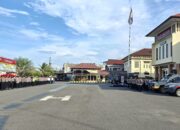 Polres Lhokseumawe Matangkan Pengamanan Kota Lewat Simulasi Sispamkota dan Tactical Wall Game