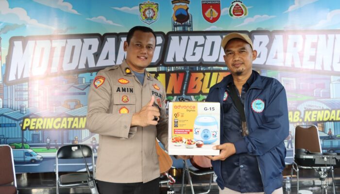 Motoran dan Ngopi Bareng Buruh di Kendal, Polisi Kawal May Day 2026 Tetap Kondusif