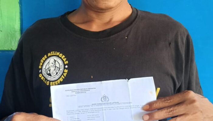 Menjadi Korban Pengeroyokan, Gareng Tatak Lapor ke Polres Bantul