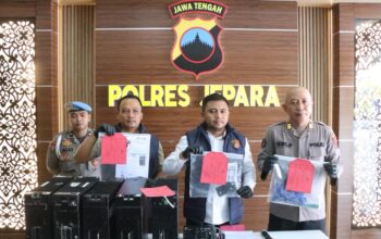 Polisi Bekuk Pencuri Baterai Tower di Pakis Aji, Sejumlah Pelaku Berhasil Diamankan