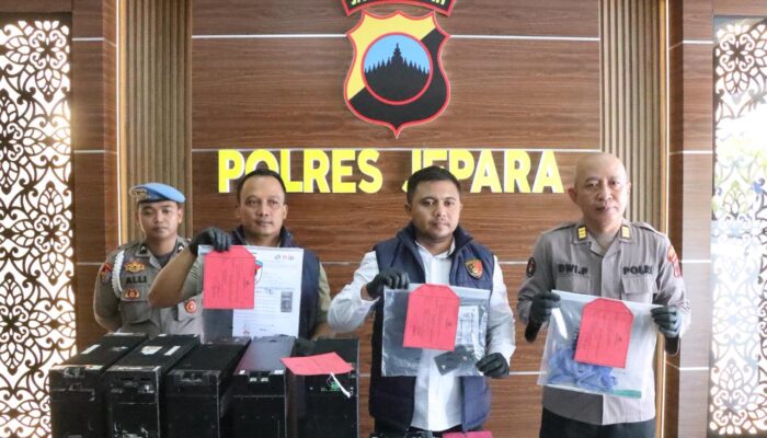 Polisi Bekuk Pencuri Baterai Tower di Pakis Aji, Sejumlah Pelaku Berhasil Diamankan