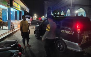 Patroli Malam Polsek Banda Sakti Sisir Titik Rawan, Cegah Kriminalitas dan Gangguan Kamtibmas