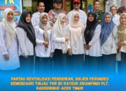 Dirjen Perumdes Kemendagri Tinjau TKN Idi Rayeuk, Bustami Ucapkan Apresiasi Atas Perhatian Pemerintah Pusat.