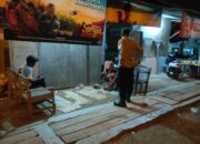 Patroli Malam Polsek Muara Dua Jaga Kondusivitas Kamtibmas di Sejumlah Desa