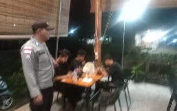 Patroli Malam Polsek Meurah Mulia, Warga Diimbau Waspada Curanmor