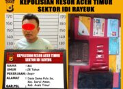 Polsek Idi Rayeuk Amankan Satu Pria Pelaku Penyalahgunaan Narkotika Jenis Sabu