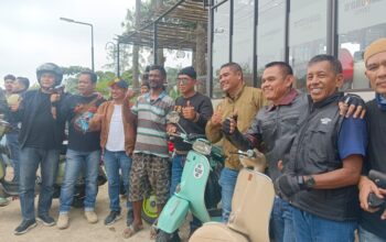Komunitas Bhayangkara Petro Scooter Binaan Kapolres Lhokseumawe Gelar Bakti Sosial & Silaturahmi