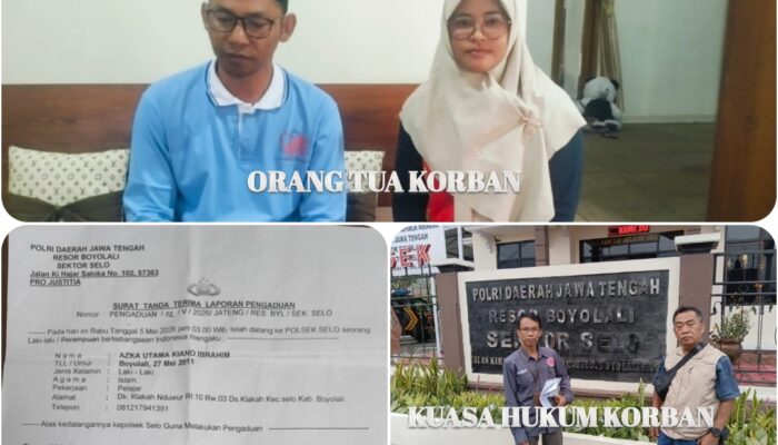 Anak di Bawah Umur Diduga Jadi Korban Penganiayaan, Keluarga Tempuh Jalur Hukum di Polsek Selo Boyolali