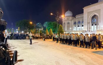 Polres Lhokseumawe Kerahkan 263 Personel Amankan Malam Takbiran Idul Adha 1447 H