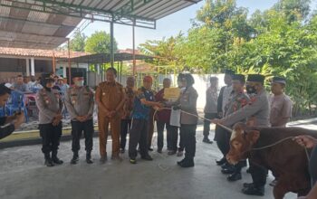 Tebar Kepedulian Menjelang Iduladha, Kapolres Sragen Distribusikan Hewan Kurban ke Polsek Kawedanan, Lapas hingga Ponpes