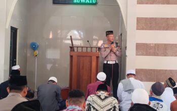 Kasat Lantas Polres Sragen Turun Langsung ke Masjid, Gaungkan Operasi Patuh Candi 2026 Sekaligus Bantu Pembangunan Rumah Ibadah