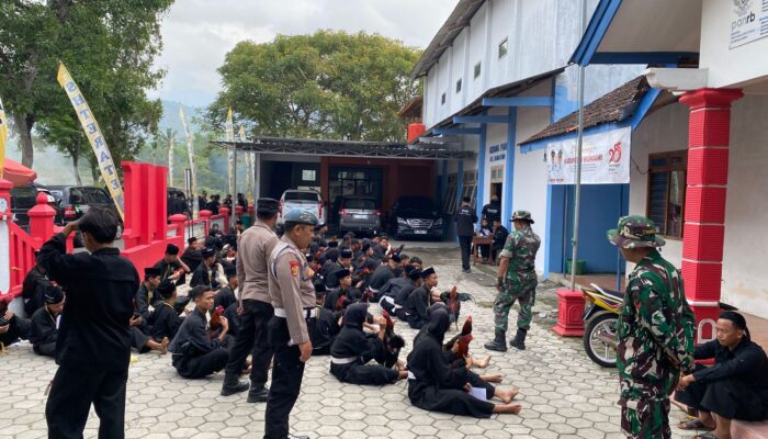 Polres Wonogiri Kawal Tes Jago PSHT di Tiga Kecamatan, Ratusan Calon Warga Ikuti Tahapan Pembinaan