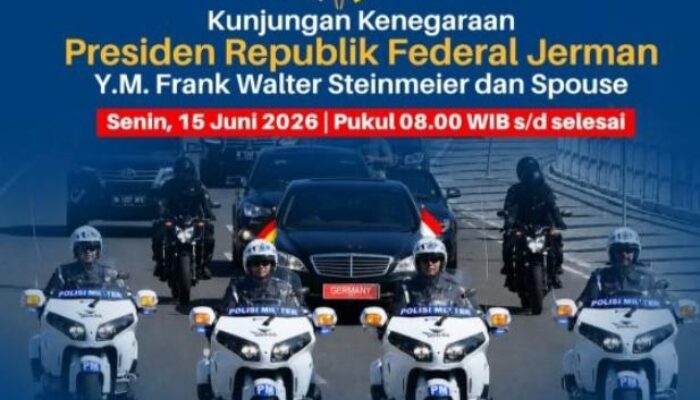Polda Metro Jaya Siagakan 585 Personel Kunjungan Negara Presiden Jerman