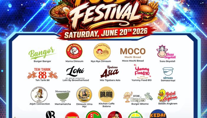 Food Festival di Turnamen E-Sport Kapolda Jateng Cup 2026 Hadirkan Nuansa Wisata Kuliner Bagi Pengunjung