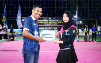 Turnamen Bola Voli Terlaksana Meriah Dan Sportif, HUT POLRI Ke-80 POLRES Wajo Resmi Ditutup