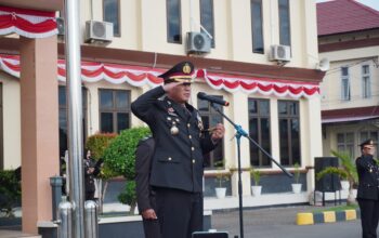 Kapolres Lhokseumawe Pimpin Upacara Hari Bhayangkara ke-80, Tegaskan Komitmen Polri untuk Masyarakat