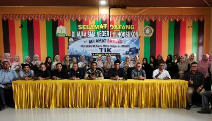 MGMP Perdana Guru TIK SMA se-Aceh Utara Resmi Digelar, Satukan Visi Pembelajaran Komputer dan Coding