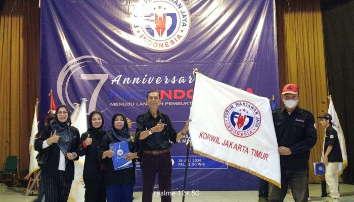 Resmi Dilantik, Andy Sagita Siap Bawa FWJ Indonesia Korwil Jakarta Timur Lebih Solid dan Profesional