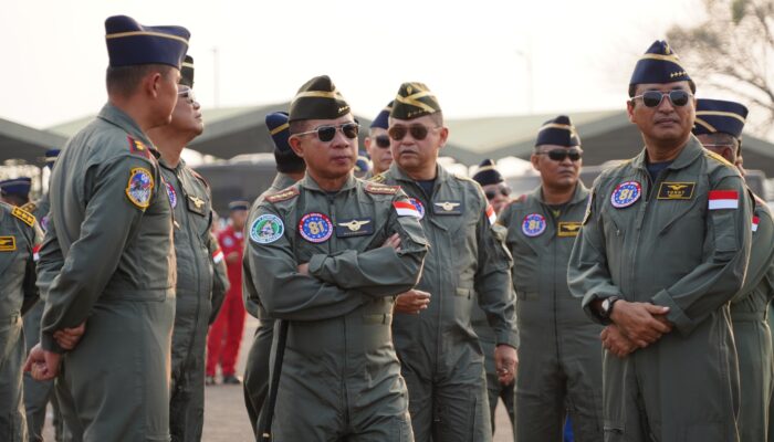 Panglima TNI Tinjau Kesiapan Alutsista Demo Udara HUT Ke-81 RI