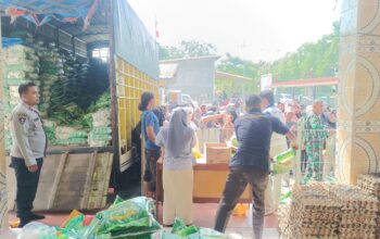 Polisi Pastikan Pasar Murah di Batuphat Barat Berjalan Aman dan Tertib