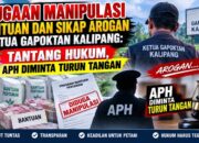 Dugaan Manipulasi Bantuan dan Sikap Arogan Ketua Gapoktan Kalipang: Tantang Hukum, APH Diminta Turun Tangan