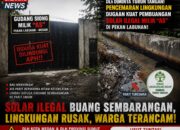 Pekan Labuhan Resah: Limbah Solar Diduga Mengalir ke Parit, Gudang “AS” Kembali Beroperasi, Pengawasan APH Dipertanyakan