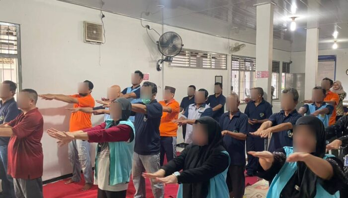 Lapas Pati Gelar Senam Hipertensi, Jaga Kebugaran WBP dan Kendalikan Tekanan Darah