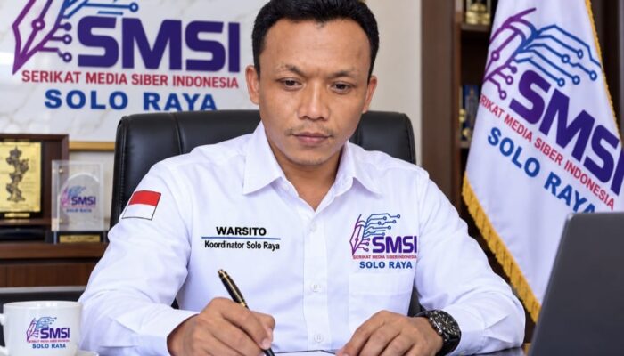 Pesan Warsito, Koordinator SMSI Solo Raya: Jaga Silaturahmi dan Etika Jurnalistik