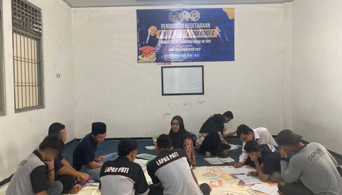 Lapas Pati Bekerja Sama dengan Dinas Pendidikan Fasilitasi Pendidikan Kesetaraan bagi Warga Binaan