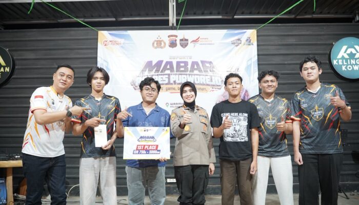 Salurkan Bakat Generasi Muda Lewat Turnamen E-Sport, Kapolres Purworejo: Ini Cara Humanis Jaga Kamtibmas