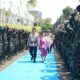 Serah Terima Pataka Maneka Tunggal Dharma Jadi Simbol Pergantian Kapolda Jateng dari Irjen Pol Ribut Hari Wibowo kepada Irjen Pol Roy Hardi Siahaan