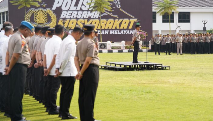 Apel Perdana Kapolda Jateng, Tegas; Tidak Ada Toleransi bagi Anggota yang Membekingi Judi dan Narkoba