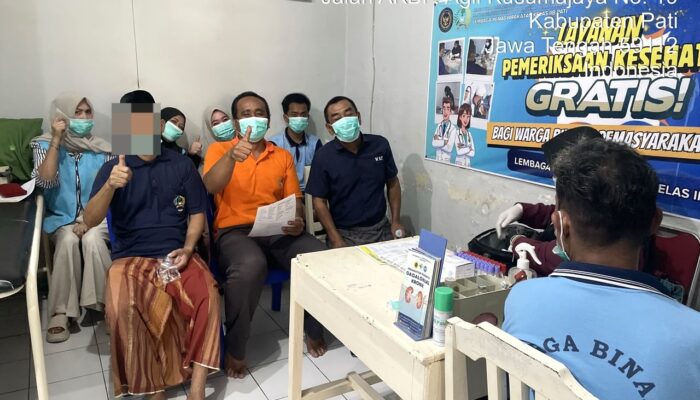 Cegah Risiko Penyakit Sejak Dini, Lapas Pati Fasilitasi Pemeriksaan Laboratorium WBP