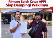 Samsul Bahri Resmi Laporkan Dugaan Perampasan Kunci dan Pengembokan Sepeda Motor ke Polsek Tanah Luas Aceh Utara,ketua APPI Aceh Utara Mendampingi