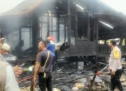 Polisi Hadir di TKP Kebakaran Dua Rumah di Muara Dua, Lakukan Pengamanan dan Penyelidikan