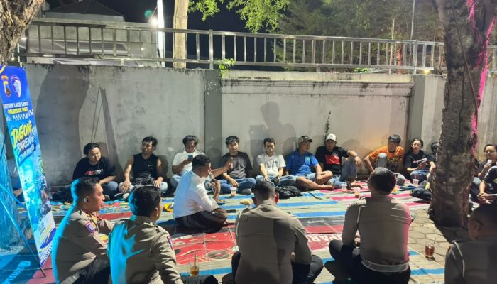 Polisi Pati Ngopi Bareng Komunitas Motor, Kombes Sigit Titip Pesan soal Kamtibmas