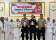 Peduli Kemanusiaan, Polres Aceh Tengah Gelar Donor Darah pada Hari Jadi ke-75 Humas Polri