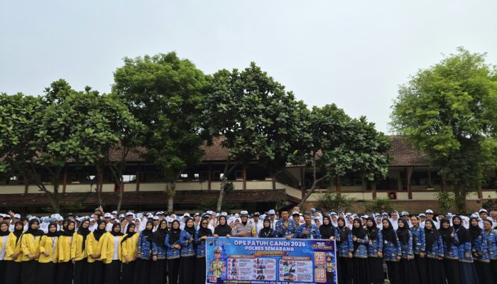 Semangat Sumpah Pemuda, Satlantas Polres Semarang Ajak Pelajar Jadi Pelopor Tertib Berlalu Lintas.